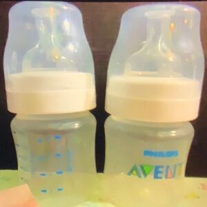 Avent Classic 4oz / 125 ml 0 mo+ Bottles New NO Box